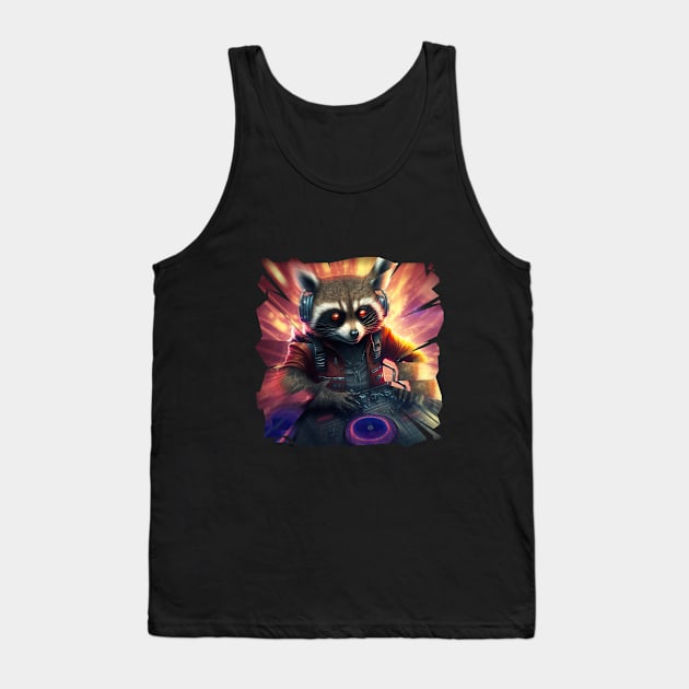 DJ Raccool Drop The Beat Tank Top by Raccool